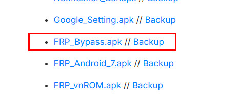 FRP Bypass Apk