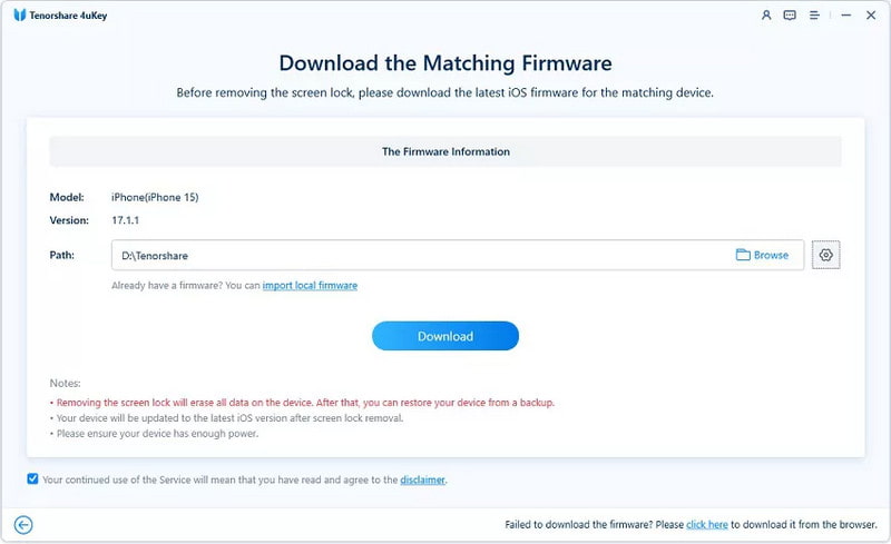 Download Firmware
