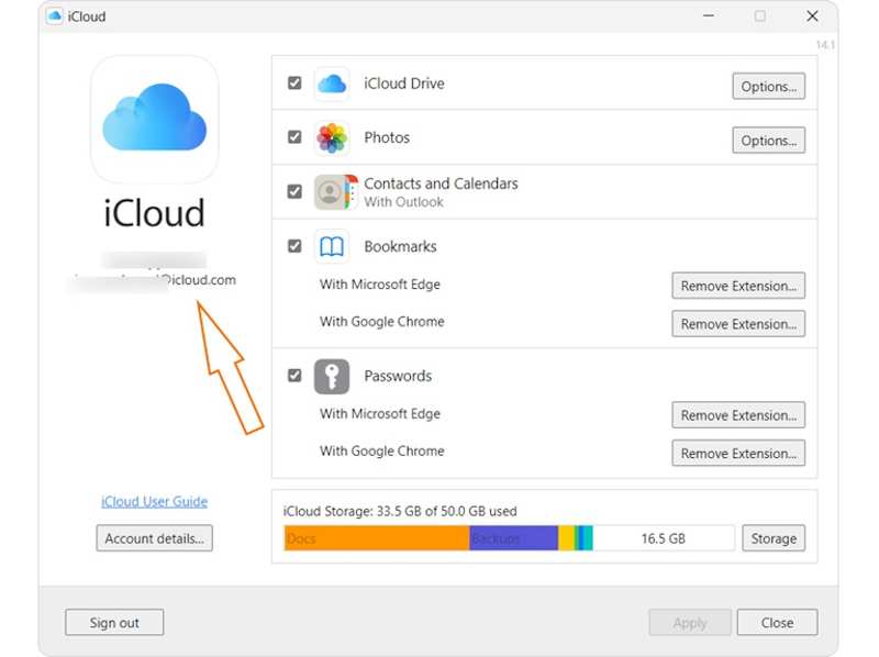 Hitta Apple-ID i Windows