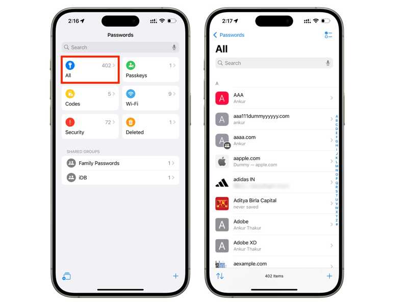 iCloudパスワード