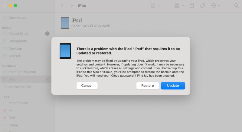 iPad Recovery Mode