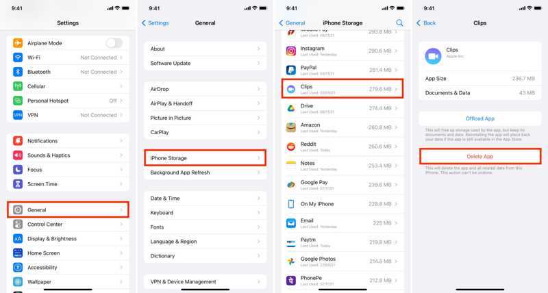 Uninstall App
