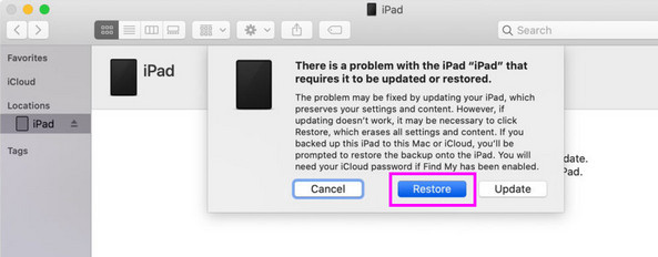 Restore iPad