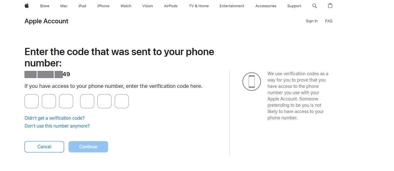 Voer verificatiecode in