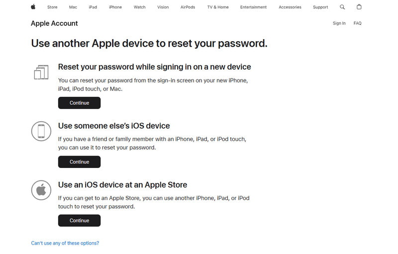 Apple ID opnieuw instellen zonder een vertrouwd apparaat