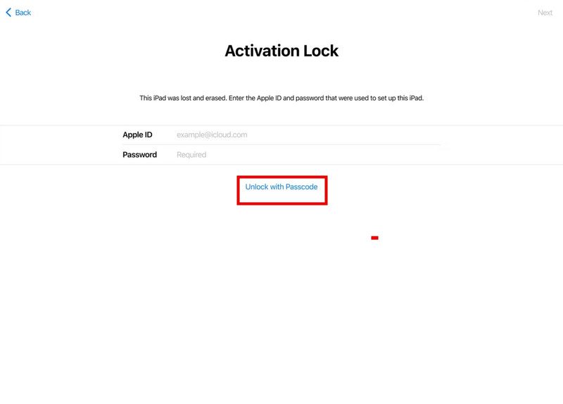 Ξεκλείδωμα iPad με Apple ID
