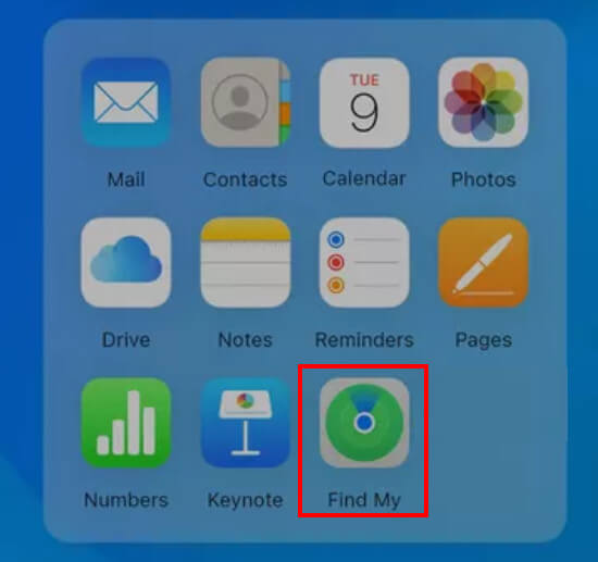 iCloud «Найди меня»