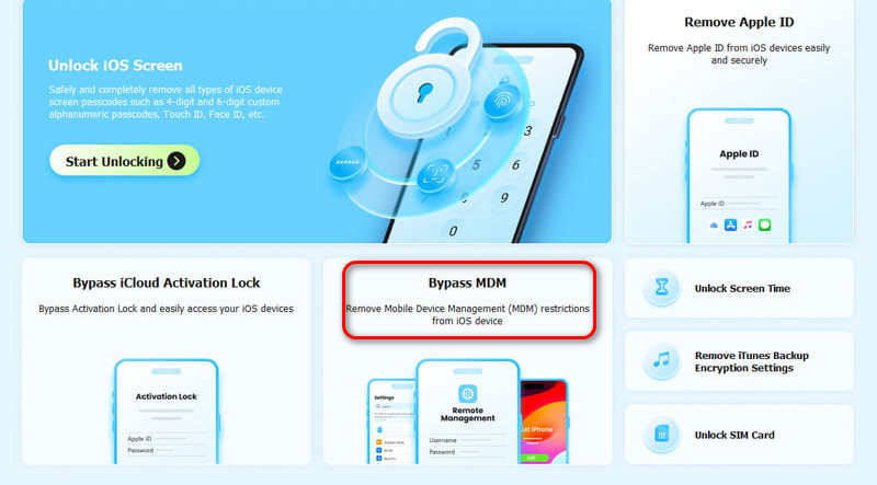 Bypass MDM Option