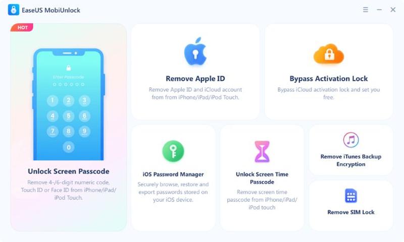EaseUS Mobi entsperren