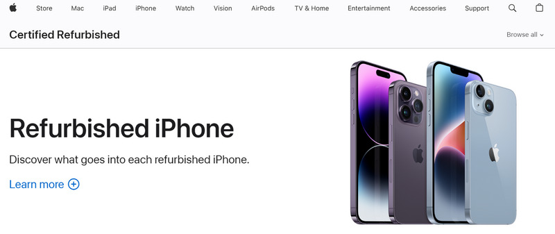 iPhone minősítésű felújított iPhone üzlet