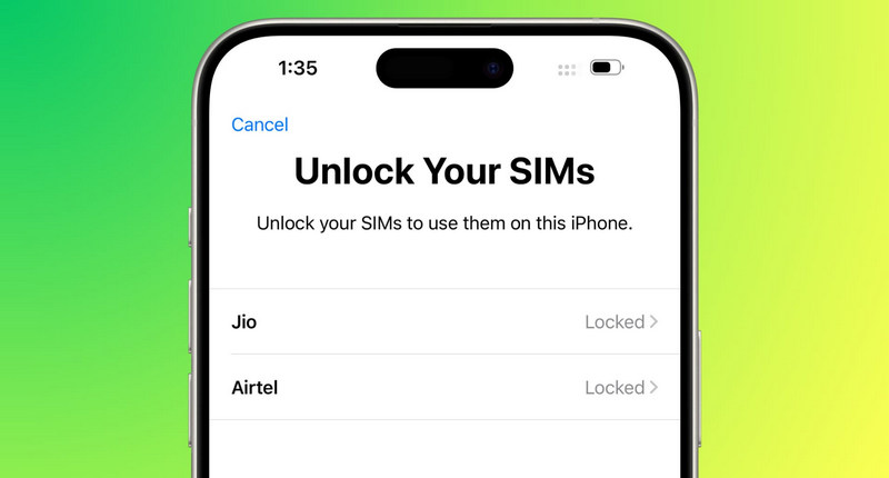 SIM-kártya nélküli iPhone