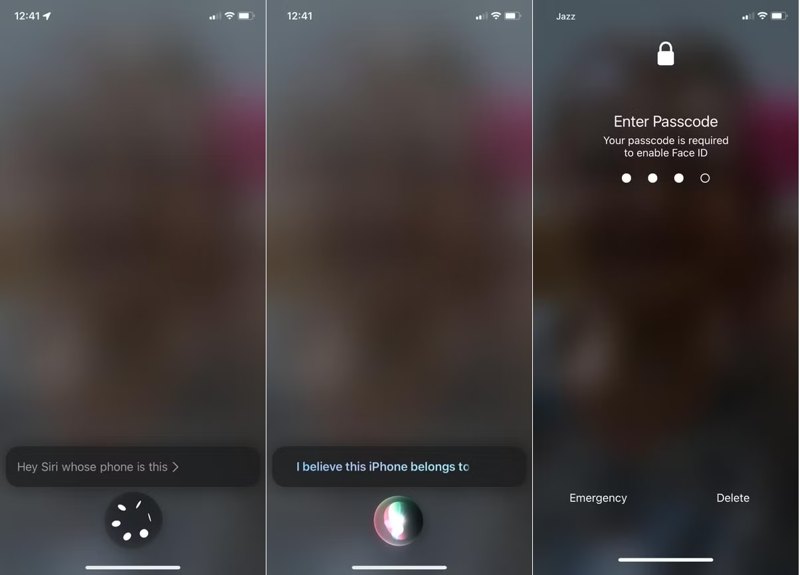 Face ID Siri deaktivieren