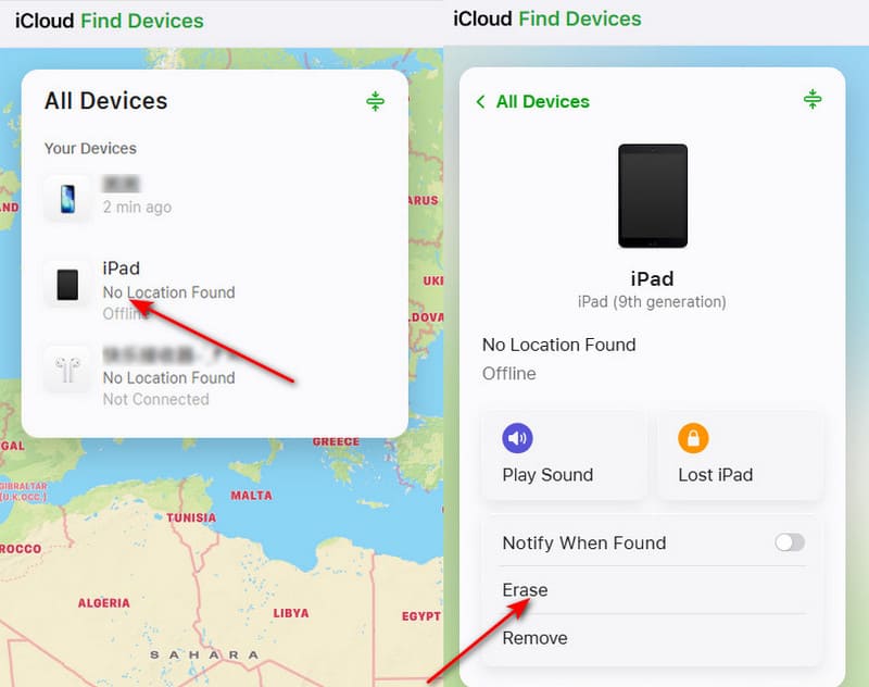 Erase And Remove Device