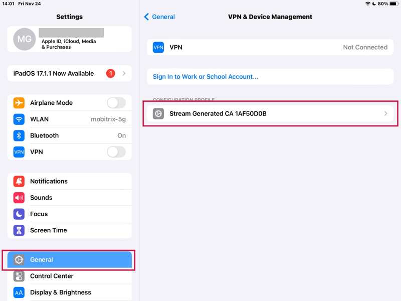 MDM iPad