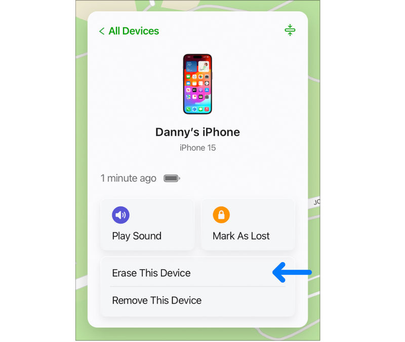 Reset Locked iPhone iPad in iCloud