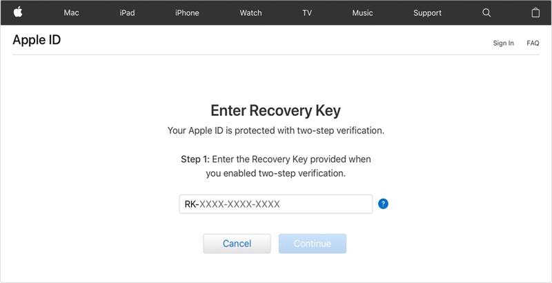 Unlock Icloud Recovery Key