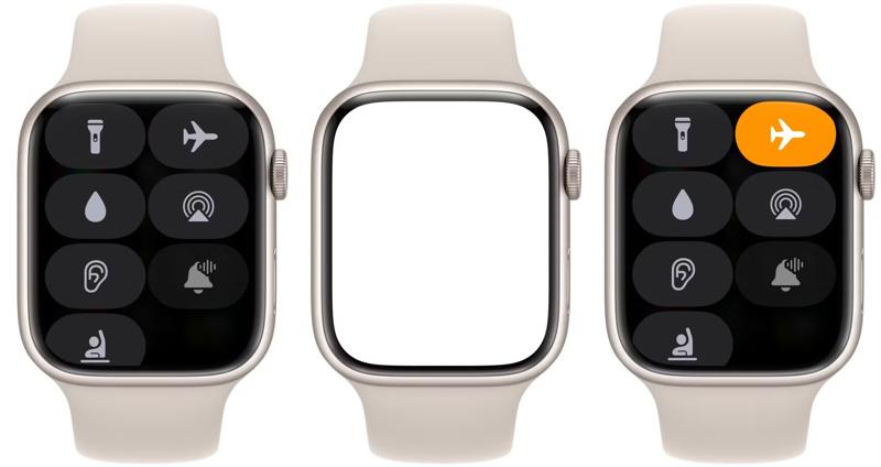 Vliegtuig Apple Watch