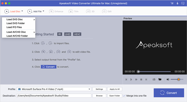 Convertisseur DVD en MP4 pour Mac