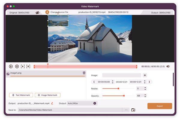 Add Image Watermark Mac