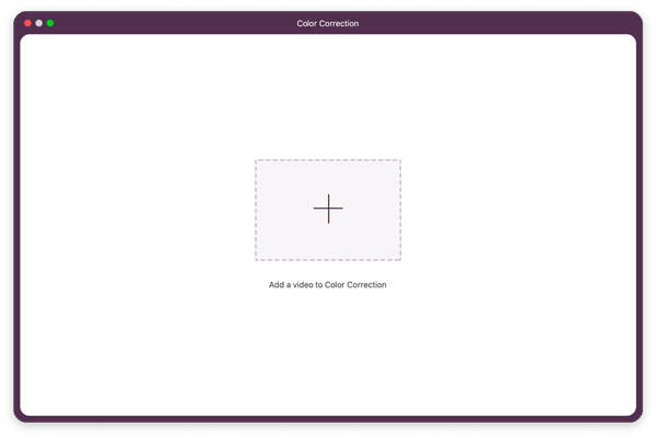 Add Video to Color Correct Mac