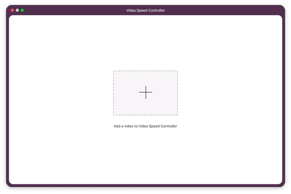 Add Video to Speed Controller Mac