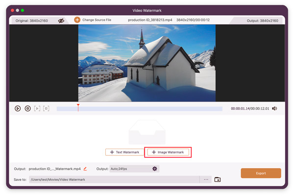 Choose Image Watermark Mac