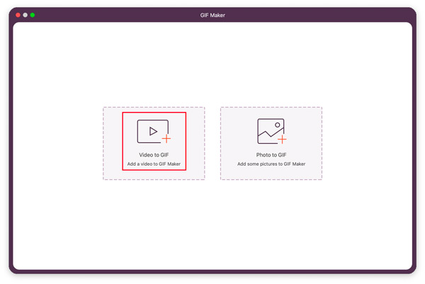 Choose Video to Gif Mac