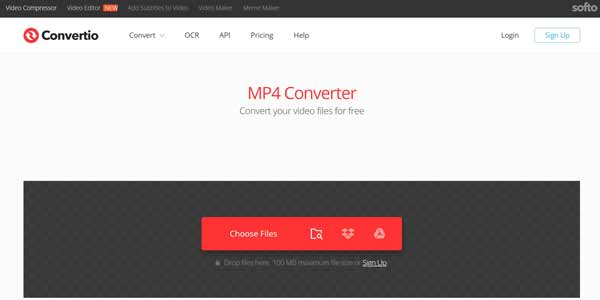 Convertio MP4 コンバーター