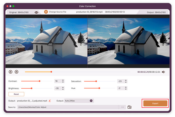 Correct Video Color Mac