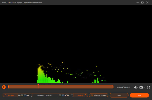 Apeaksoft Audio Recorder Record