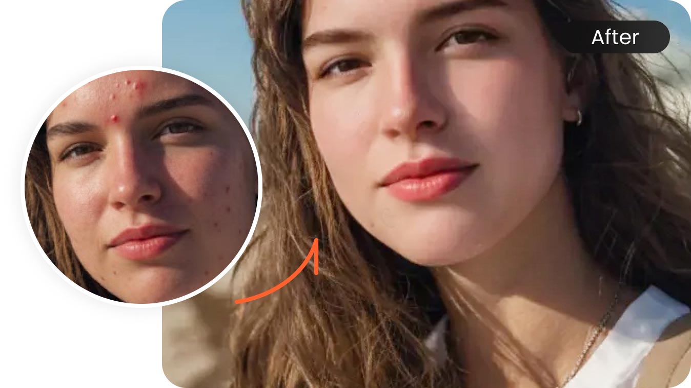 Αφαίρεση κηλίδων από πορτρέτα