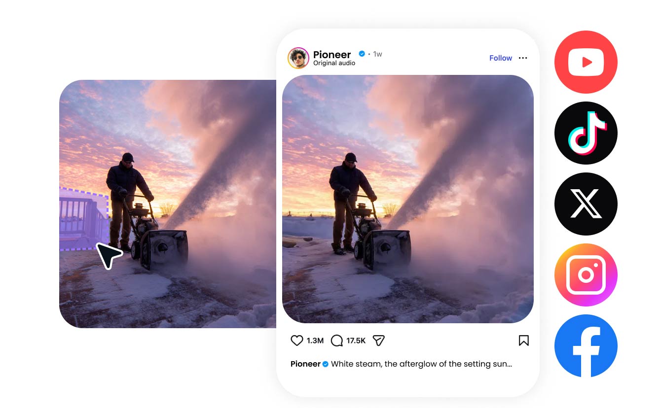 Αφαίρεση υδατογραφήματος από τα μέσα κοινωνικής δικτύωσης