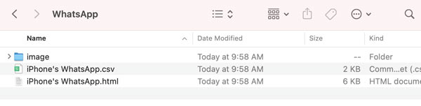 Open Whatsapp Messages on Mac