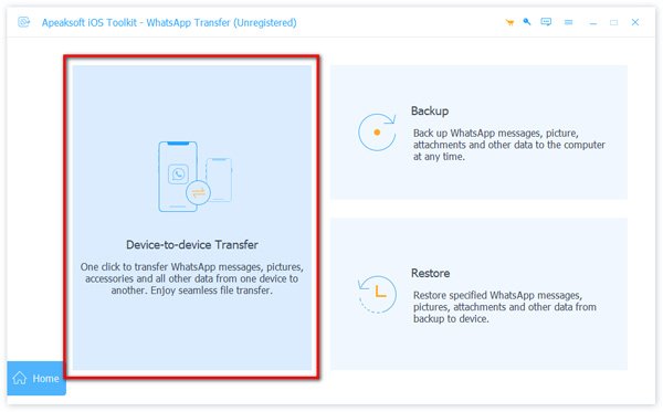 Overdrachtsmodule apparaat naar apparaat