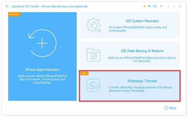 Seleziona Whatsapp Transfer