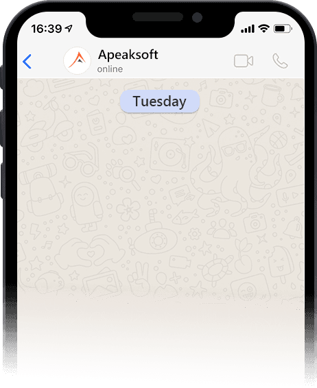 Whatsapp-grensesnitt