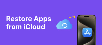 iCloudからアプリを復元する