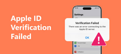 Ověření ID systému Apple selhalo