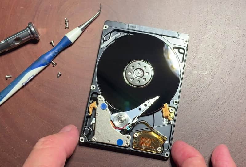 Skadet harddisk