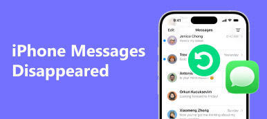 Messages iPhone disparus