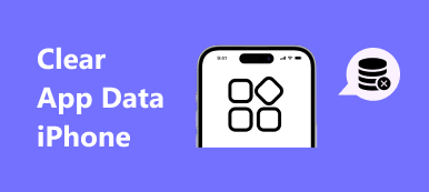 Fjern appdata iPhone
