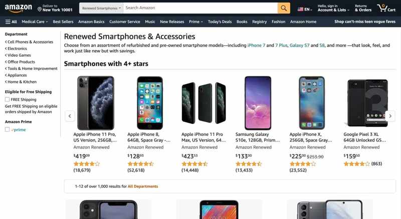 Amazon Used iPhones