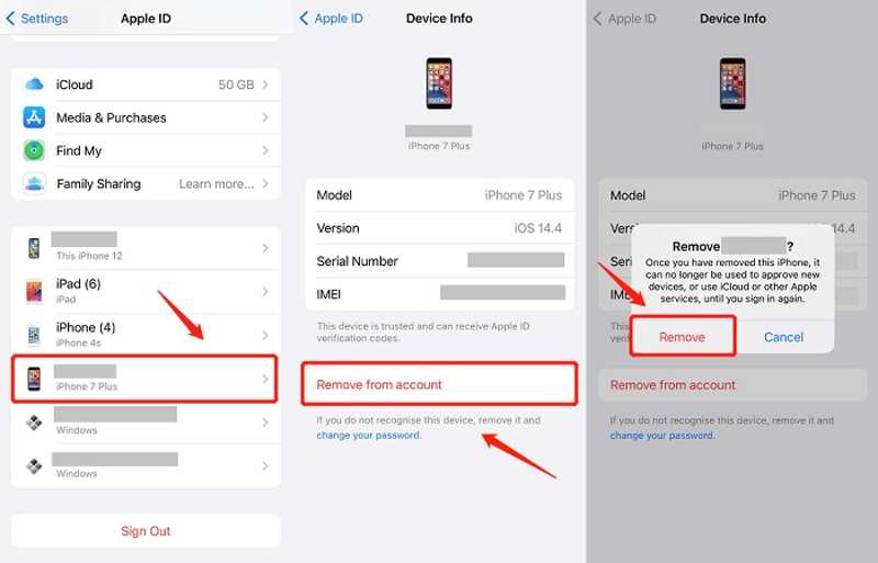 Delete Appleid iPhone