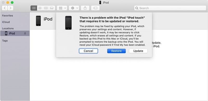 Restore iPod Recovery Mode