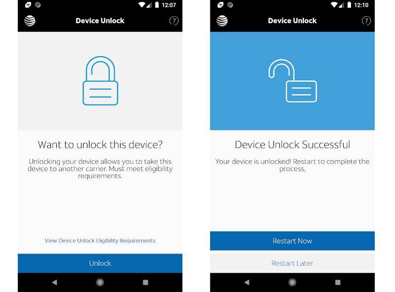 Att Device Unlock