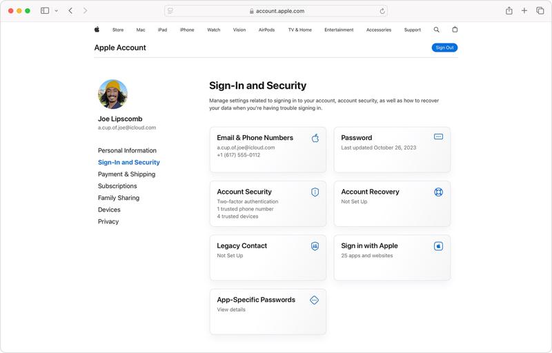 Change Password Online