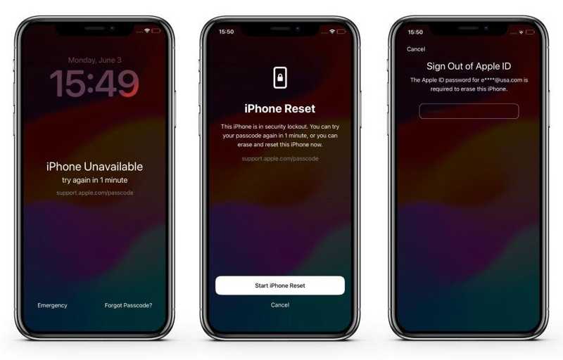 Erase iPhone IOS17