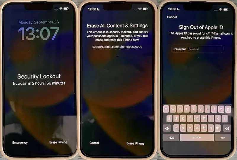 Erase iPhone