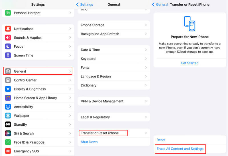 Erase All Content Recover Voicemail