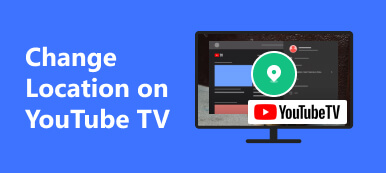 Changer l'emplacement sur YouTube TV